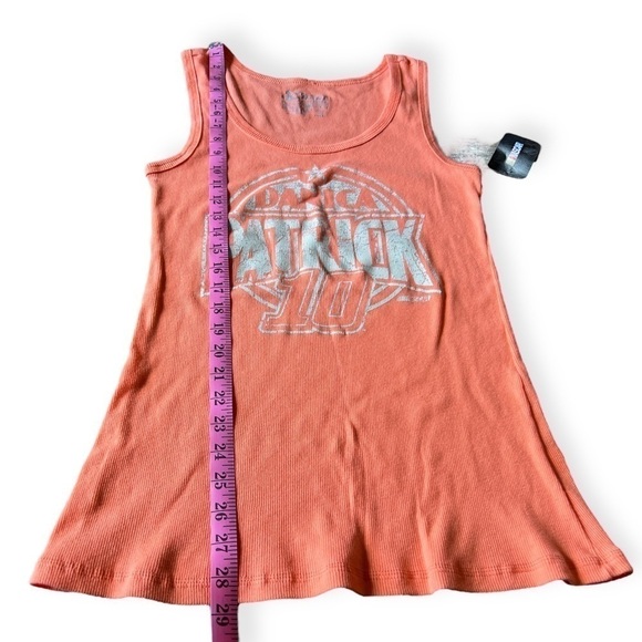 NWT Danica Patrick Nascar #10 Peach Ribbed Tank Top, Size XL - Picture 8 of 8